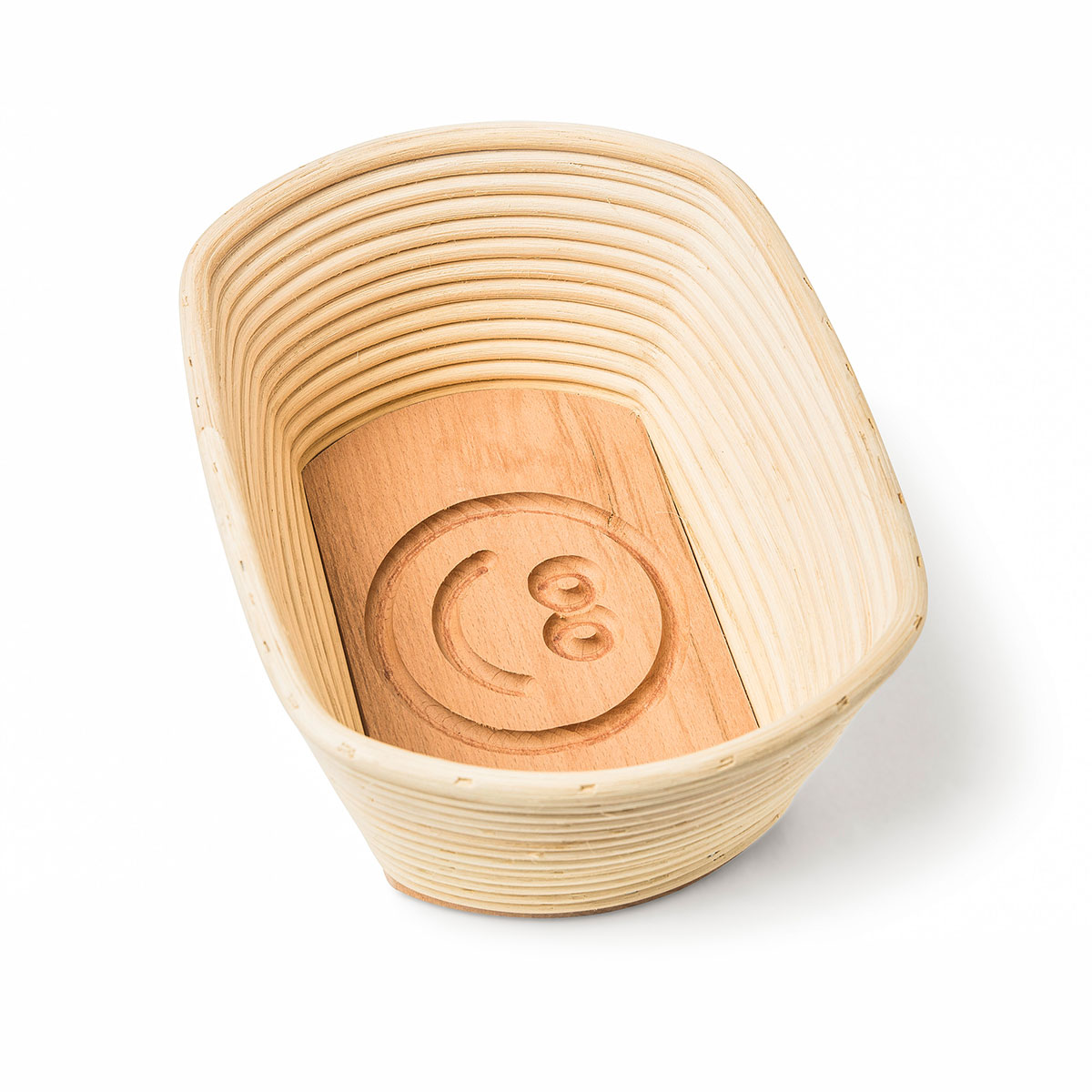 Forme per pane in canna d´india con fondo di legno 