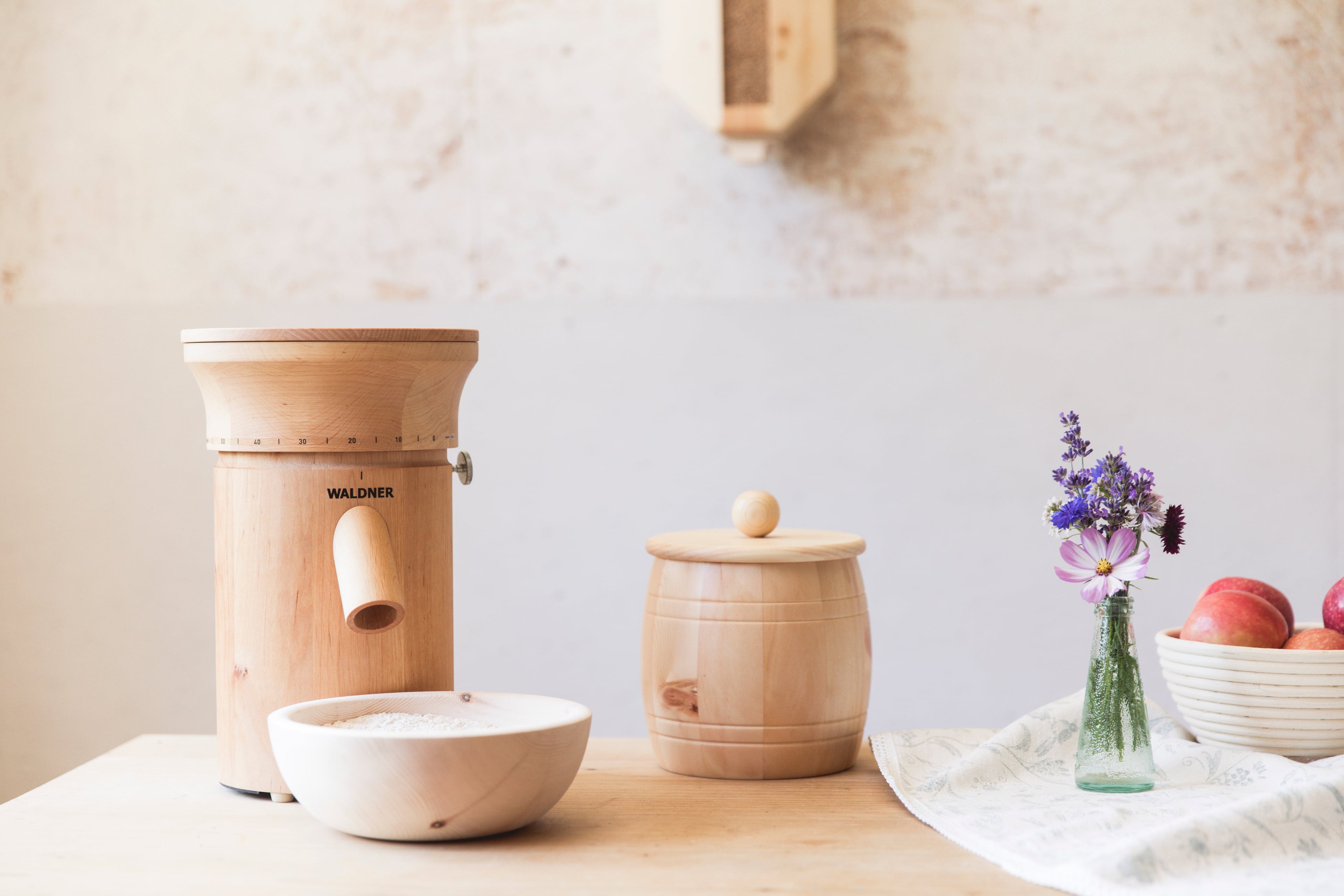 Nicht nur für Singles ein Naturgenuss: Getreidemühle SINGLE